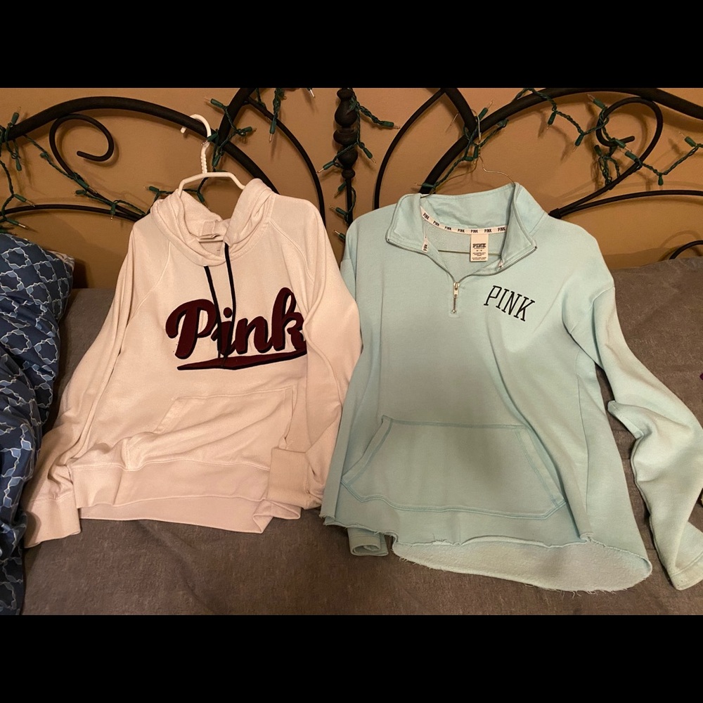PINK hoodies